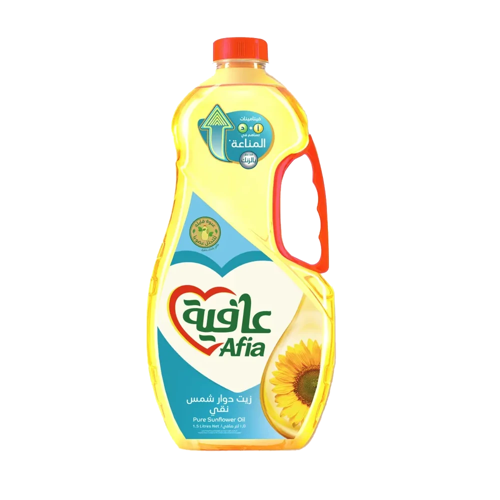 زيت دوار الشمس عافية 1.5 لتر