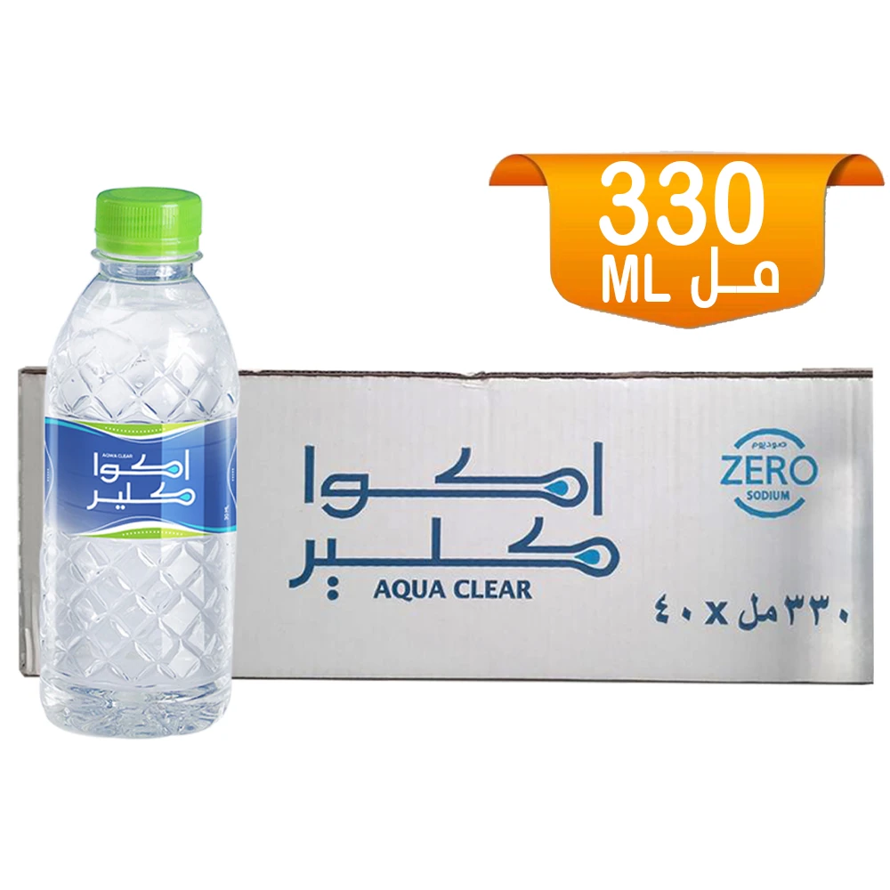 ماء أكوا كلير 40 × 330 مل